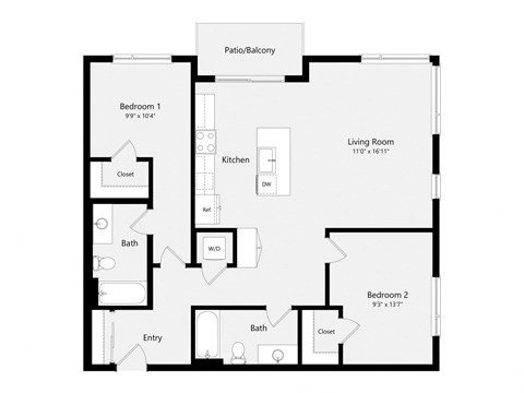 the floor plan of the house with the different floors